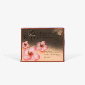 Bismid Whitening and Correcting Face Soap – gentle brightening facial cleanser formulated to help reduce dark spots, even skin tone, and improve skin clarity for a radiant, healthy-looking complexion.