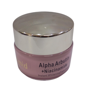 Bismid Alpha Arbutin and Niacinamide Face Cream for brightening skin and reducing dark spots in Abuja Nigeria