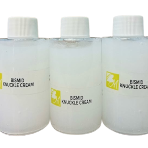 Bismid Knuckles Cream product image showing a targeted treatment cream designed to brighten dark knuckles, smooth rough skin, and improve uneven skin tone for hands, elbows, and knees.
