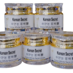 Bismid Korean Secret Snow White Face Cream brightening moisturizer for glowing, even-toned skin in Abuja Nigeria