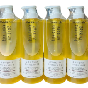 Bismid Meerah Glutathione and Niacinamide Body Wash for glowing skin and dark spot correction in Abuja