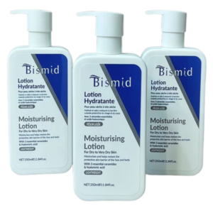 Bismid Moisturizing Lotion hydrating body lotion for soft smooth Nigerian skin by Bismid Cosmetics Abuja
