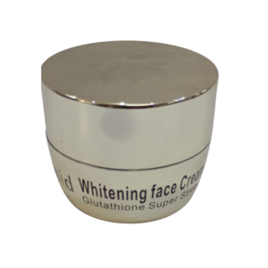 Bismid Glutathione Super Whitening Face Cream in a premium jar packaging designed for brightening skin, reducing dark spots, and improving overall complexion