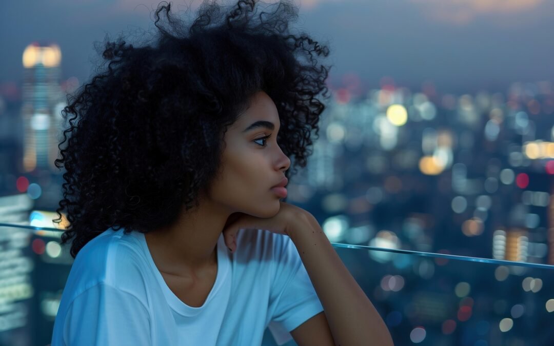 woman with sensitive skin in nigeria