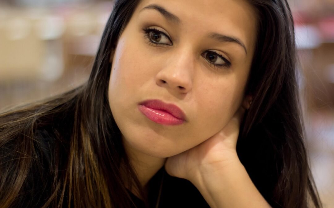 picture of woman thinking of skincare on a budget